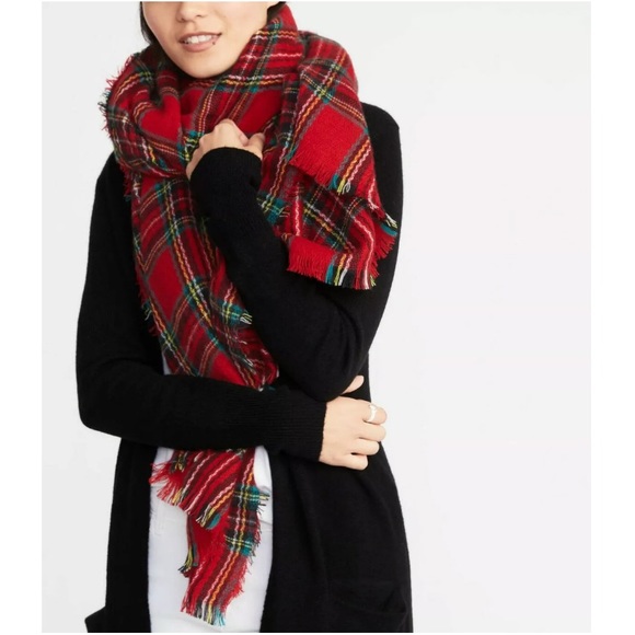 red flannel scarf